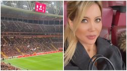 VIDEO / Wanda in tribuna per il Galatasaray. Icardi fa pensare a serata romantica