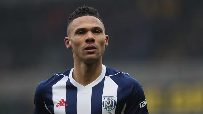 WATFORD, ENGLAND - MARCH 03: Kieran Gibbs of West Bromwich Albion during the Premier League match between Watford and West Bromwich Albion at Vicarage Road on March 3, 2018 in Watford, England. (Photo by Matthew Ashton/Getty Images)