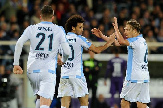 Felipe Anderson ritrova Lucas Leiva a Roma Felipe Anderson ritrova Lucas Leiva a Roma