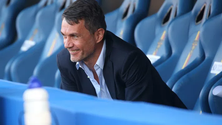 Paolo Maldini (direttore tecnico AC Milan) prima di Lecce-Milan 1-4 (Serie A 2019-2020) | AC Milan News (Getty Images)