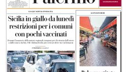 Prima Pagina,La Repubblica-Palermo: “Sicilia in giallo da lunedì. Restrizioni per…”