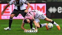 PARMA-PALERMO 3-2, LE PAGELLE DI MEDIAGOL. I Rosa sfiorano la rimonta ma si arrendono alla sfortuna e agli errori arbitrali