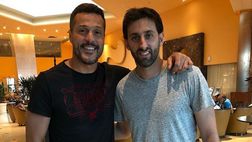 Inter, ricordi di Triplete. Julio Cesar incontra Milito: “Bello ritrovare un amico”