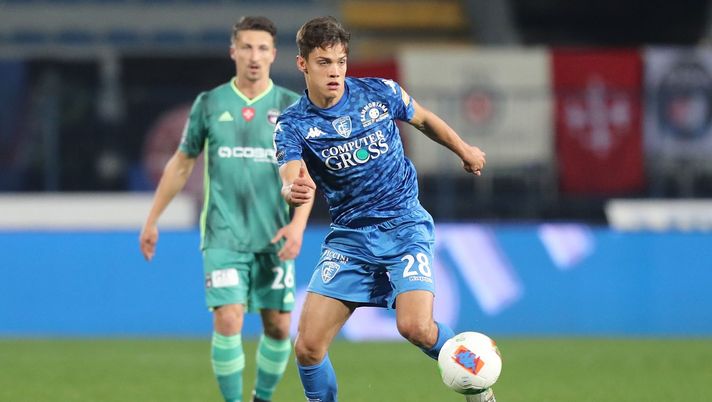 EMPOLI, ITALY - FEBRUARY 16: Samuele Ricci of Empoli FC in action during the Serie B match between Empoli FC and Pisa  at Stadio Carlo Castellani on February 16, 2020 in Empoli, Italy.  (Photo by Gabriele Maltinti/Getty Images) 