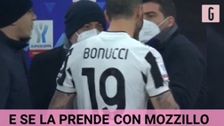VIDEO Supercoppa, Bonucci perde la testa: mani addosso al segretario dell’Inter