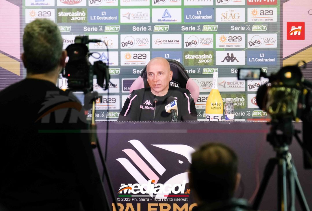 FOTO PALERMO, verso il Südtirol: Eugenio Corini in conferenza stampa (GALLERY) - immagine 9