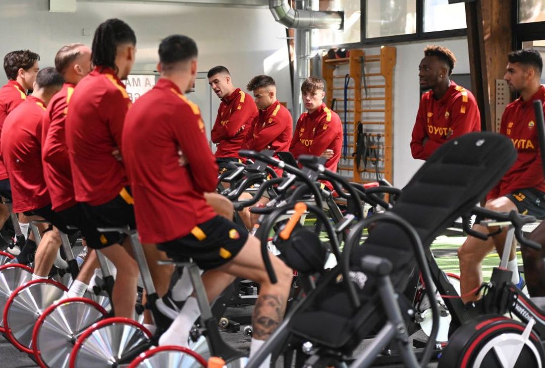 Trigoria, seduta tra palestra e campo verso il Sassuolo – FOTO GALLERY - immagine 11