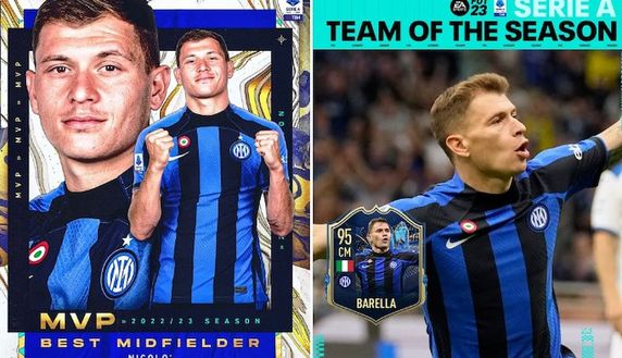 Serie A, Barella miglior centrocampista della stagione 22-23: “Dominante in mezzo”- immagine 2