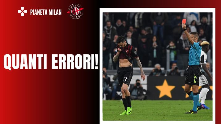 Davide Massa contro il Milan