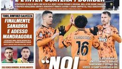 Prima Pagina, Tuttosport: “La capolista rialza la testa, l’Inter scatena i bomber. Svolta in casa Spezia”