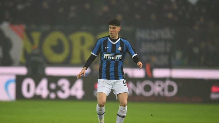 UDINE, ITALY - FEBRUARY 02:  Alessandro Bastoni of FC Internazionale in action during the Serie A match between Udinese Calcio and FC Internazionale at Stadio Friuli on February 2, 2020 in Udine, Italy.  (Photo by Claudio Villa - Inter/Inter via Getty Images) 
