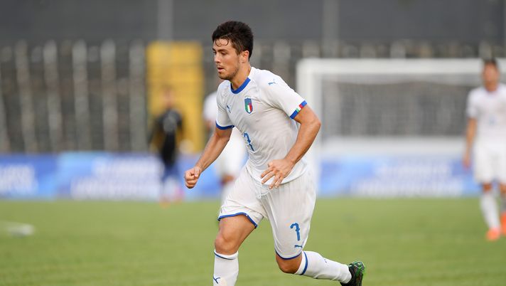 CAVA DE' TIRRENI, ITALY - JULY 05: Giovanni Stefano Sbrissa of Italy in action during the Summer Universiade match between Italy and Ukraine at Simonetta Lamberti Stadium on July 05, 2019 in Cava De' Tirreni, Italy. (Photo by Francesco Pecoraro/Getty Images) 