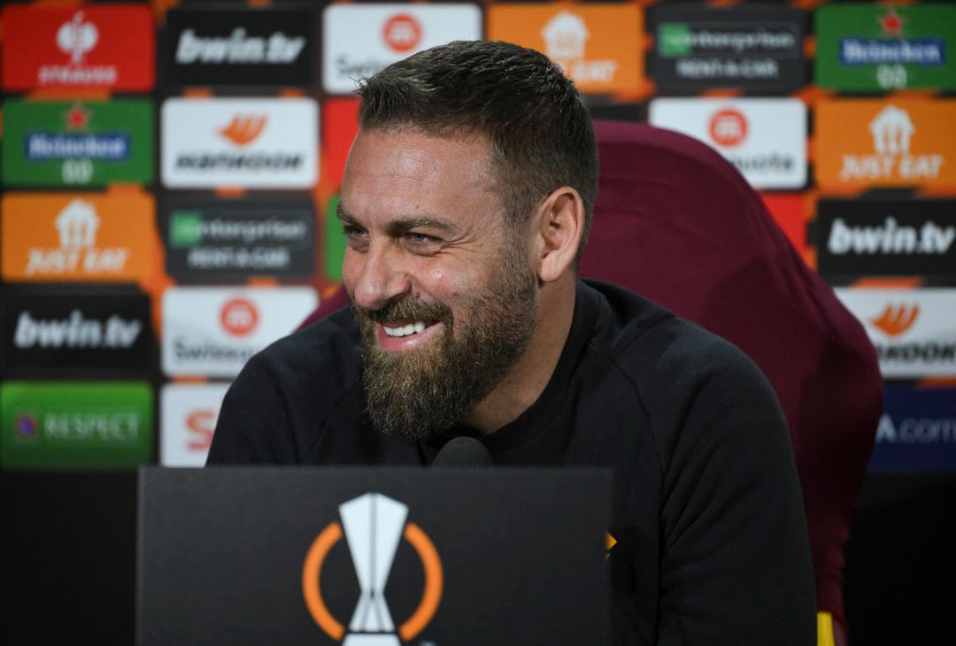 Roma-Brighton, la conferenza stampa di De Rossi e Mancini – FOTO GALLERY - immagine 2