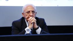Campania, De Luca: “Multe da 1000€ per chi non indossa la mascherina”