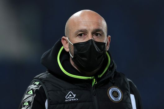 BERGAMO, ITALY - MARCH 12: Vincenzo Italiano, Head Coach of Spezia during the Serie A match between Atalanta BC and Spezia Calcio at Gewiss Stadium on March 12, 2021 in Bergamo, Italy. (Photo by Emilio Andreoli/Getty Images) BERGAMO, ITALY - MARCH 12: Vincenzo Italiano, Head Coach of Spezia during the Serie A match between Atalanta BC and Spezia Calcio at Gewiss Stadium on March 12, 2021 in Bergamo, Italy. (Photo by Emilio Andreoli/Getty Images)