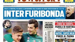 Prima Pagina, Tuttosport: “Juve vitamina D. Inter furibonda. Napoli, super Milik. Sarri appeso a un filo…”