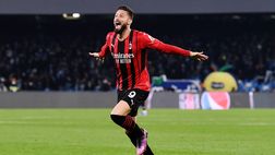 Napoli-Milan, Giroud: “Vittoria meritata. La caviglia? E’ una distorsione”
