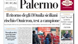 Prima Pagina, La Repubblica-Palermo: “Rischio Omicron, test a campione”