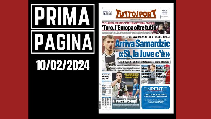 Prima pagina Tuttosport: panchina Milan, si aggiunge Lopetegui