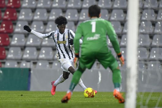  ALESSANDRIA, ITALY - DECEMBER 23: Felix Correia of Juventus during the Serie C match between Juventus U23 and Renate at Stadio Giuseppe Moccagatta on December 23, 2020 in Alessandria, Italy. (Photo by Filippo Alfero - Juventus FC/Juventus FC via Getty Images) 