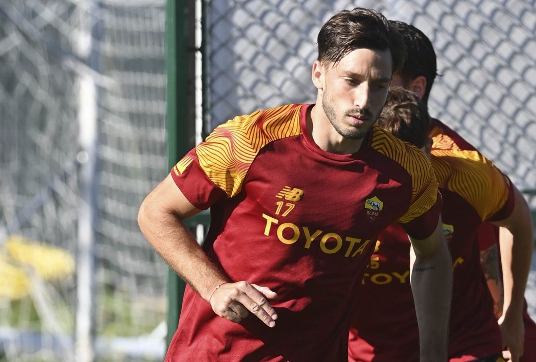 Trigoria, Karsdorp e Zaniolo ancora in gruppo. Kumbulla a parte – FOTO GALLERY - immagine 29