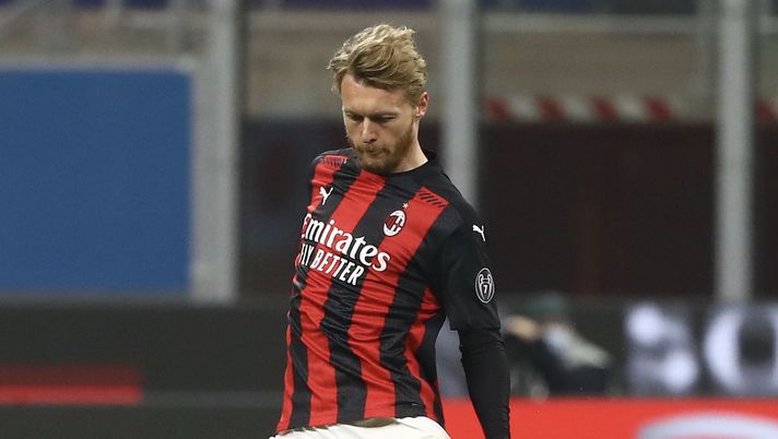 Simon Kjaer (difensore AC Milan), qui durante Milan-Udinese 1-1 (Serie A 2020-2021) | News (Getty Images) 