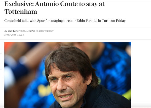 Telegraph – La decisione di Conte: rimane al Tottenham. Promessi almeno 6 acquisti- immagine 2