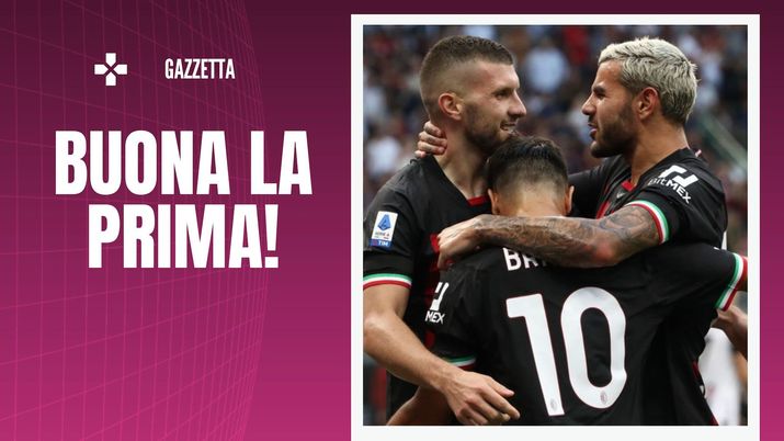 Rebic Brahim Díaz Theo Hernández AC Milan Milan-Udinese 4-2 Serie A 2022-2023