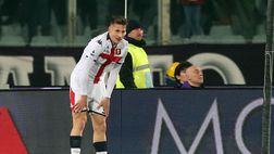 Genoa, infortunio Pinamonti: non è tra i convocati per la gara contro la Lazio
