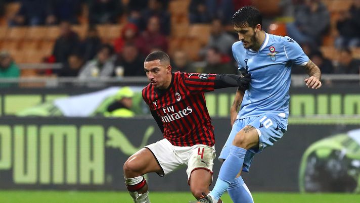 3 novembre 2019, Milan-Lazio 1-2: Ismael Bennacer contro Luis Alberto (credits: GETTY Images) 
