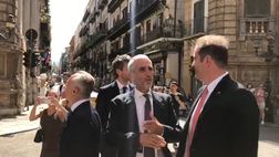 VIDEO Palermo al City Group, Mirri mostra a Ferran Soriano il “cuore” della città