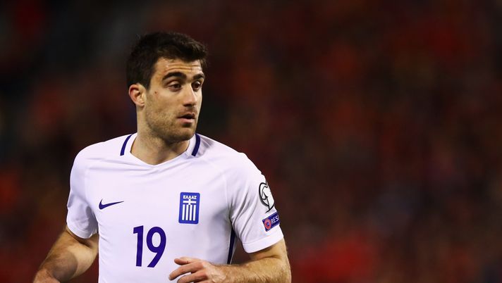 BRUSSELS, BELGIUM - MARCH 25: Sokratis Papastathopoulos of Greece in action during the FIFA 2018 World Cup Group H Qualifier match between Belgium and Greece at Stade Roi Baudouis on March 25, 2017 in Brussels, Belgium. (Photo by Dean Mouhtaropoulos/Getty Images) BRUSSELS, BELGIUM - MARCH 25: Sokratis Papastathopoulos of Greece in action during the FIFA 2018 World Cup Group H Qualifier match between Belgium and Greece at Stade Roi Baudouis on March 25, 2017 in Brussels, Belgium. (Photo by Dean Mouhtaropoulos/Getty Images)
