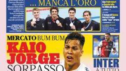Prima Pagina, La Gazzetta dello Sport: “Kaio Jorge, sorpasso Juve”