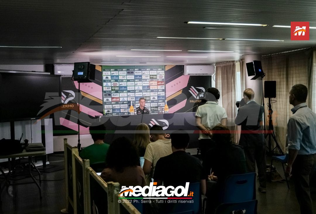 FOTO PALERMO, La conferenza stampa di presentazione di Luca Vido (Gallery) - immagine 6