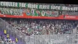 Fuck Gay! Omofobia shock al derby di Vienna!