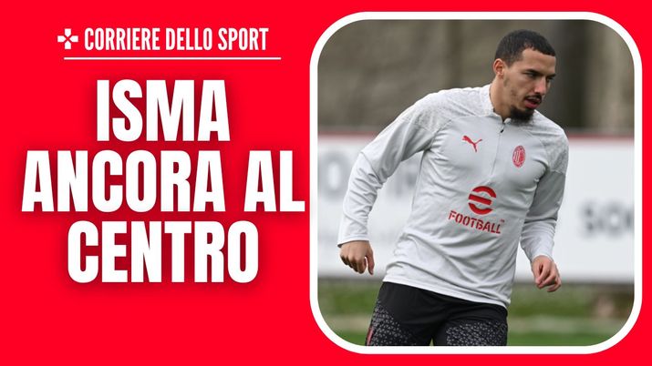 Ismaël Bennacer AC Milan allenamento Milanello