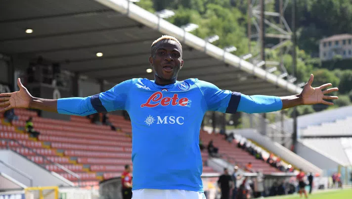 Victor Osimhen (Photo by SSC NAPOLI via Getty Images)