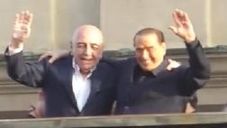 Festa Scudetto Milan, anche Galliani e Berlusconi in delirio | VIDEO