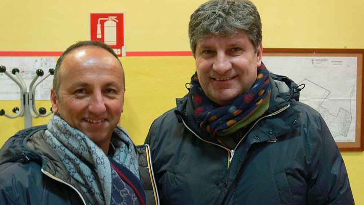 Il Responsabile del Settore Giovanile Massimo Bava e il Dg Antonio Comi 