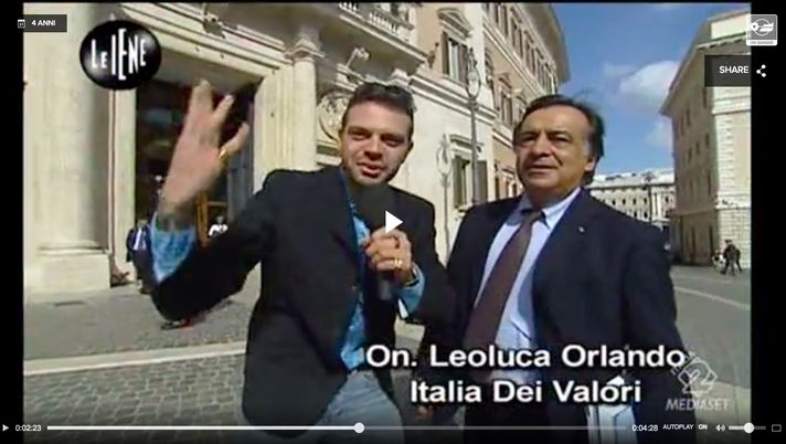 Curiosità: nuovo presidente Palermo Paul Baccaglini con il sindaco Orlando… quando era alle Iene  Curiosità: nuovo presidente Palermo Paul Baccaglini con il sindaco Orlando… quando era alle Iene
