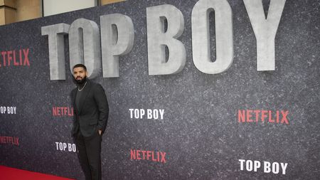 LONDON, ENGLAND - SEPTEMBER 04: Drake attends the "Top Boy" UK Premiere at Hackney Picturehouse on September 04, 2019 in London, England. (Photo by John Phillips/Getty Images) LONDON, ENGLAND - SEPTEMBER 04: Drake attends the "Top Boy" UK Premiere at Hackney Picturehouse on September 04, 2019 in London, England. (Photo by John Phillips/Getty Images)