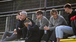 Roma-Atalanta Primavera, ovazione in tribuna per Mourinho, Bove e Zalewski