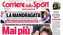 PRIMA PAGINA CORRIERE DELLO SPORT OGGI: “Napoli, la lista di Manna: subito Sudakov”