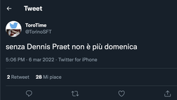 Bologna-Torino 0-0, le reazioni social: “Senza Praet… non è più domenica”
