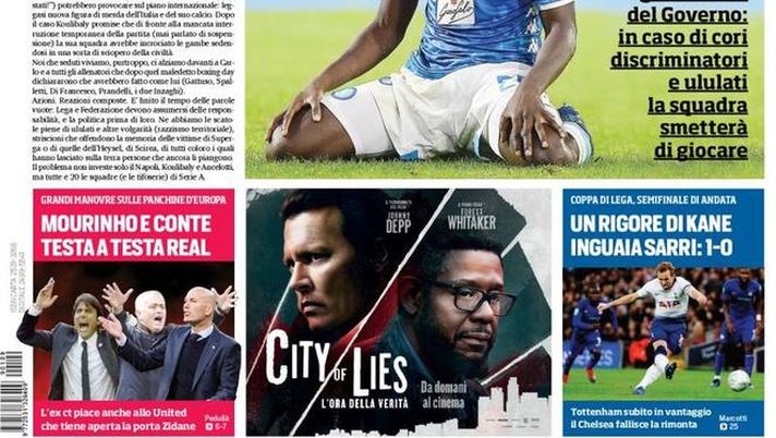 Prima Pagina, Corriere dello Sport: “Napoli si siede. Higuain alle strette. Herrera all’Inter, primo sì…” Prima Pagina, Corriere dello Sport: “Napoli si siede. Higuain alle strette. Herrera all’Inter, primo sì…”