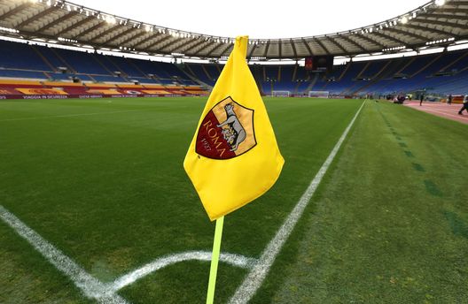 ROME, ITALY - MARCH 07: General view inside the stadium prior to the Serie A match between AS Roma and Genoa CFC at Stadio Olimpico on March 07, 2021 in Rome, Italy. Sporting stadiums around Italy remain under strict restrictions due to the Coronavirus Pandemic as Government social distancing laws prohibit fans inside venues resulting in games being played behind closed doors. (Photo by Paolo Bruno/Getty Images) ROME, ITALY - MARCH 07: General view inside the stadium prior to the Serie A match between AS Roma and Genoa CFC at Stadio Olimpico on March 07, 2021 in Rome, Italy. Sporting stadiums around Italy remain under strict restrictions due to the Coronavirus Pandemic as Government social distancing laws prohibit fans inside venues resulting in games being played behind closed doors. (Photo by Paolo Bruno/Getty Images)