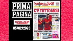 Prima pagina Corriere dello Sport: “C’è tutto Mou”