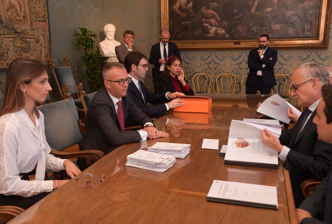 Stadio Roma, l’incontro tra Berardi e Gualtieri in Campidoglio – FOTO GALLERY - immagine 7