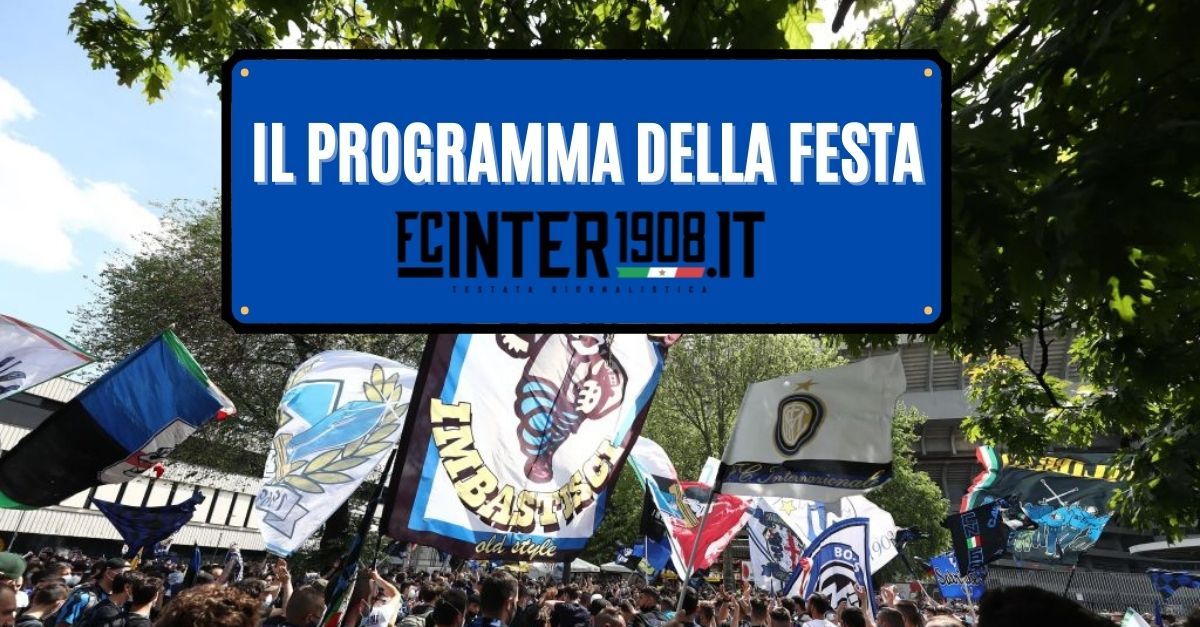 Festa Scudetto Inter, Si Inizia Alle 9 Del Mattino: Ecco Il Programma ...