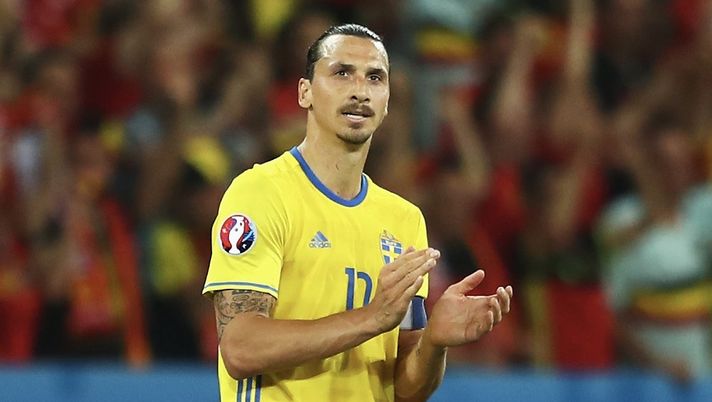 Zlatan Ibrahimovic (attaccante AC Milan) qui con la maglia della Svezia ad Euro 2016 | AC Milan News (Getty Images) 
